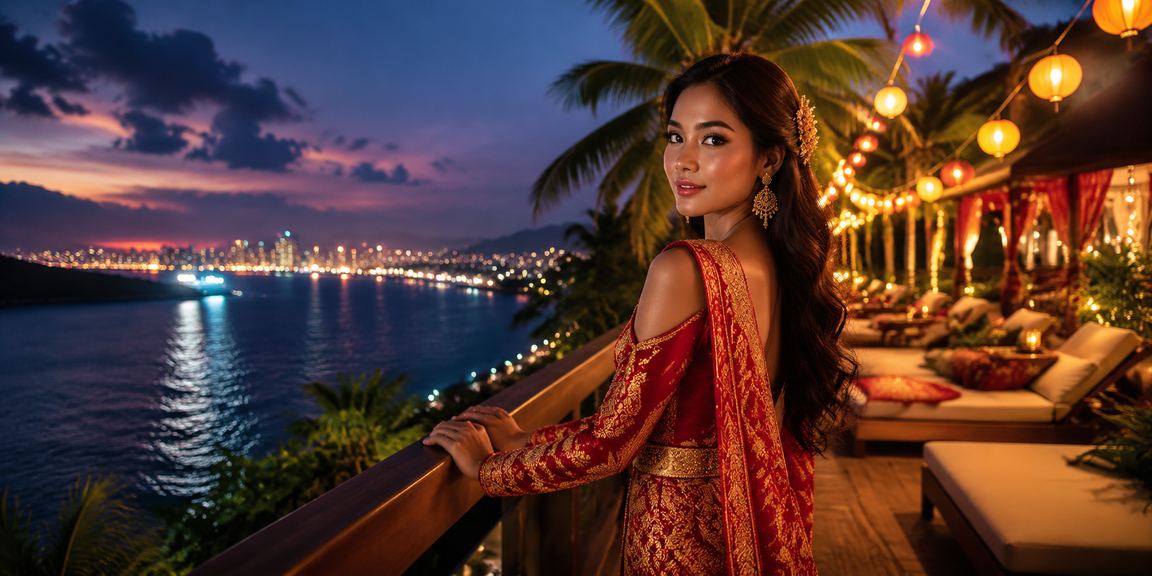 Pemain menikmati slot kasino di Langkawi dengan suasana santai malam